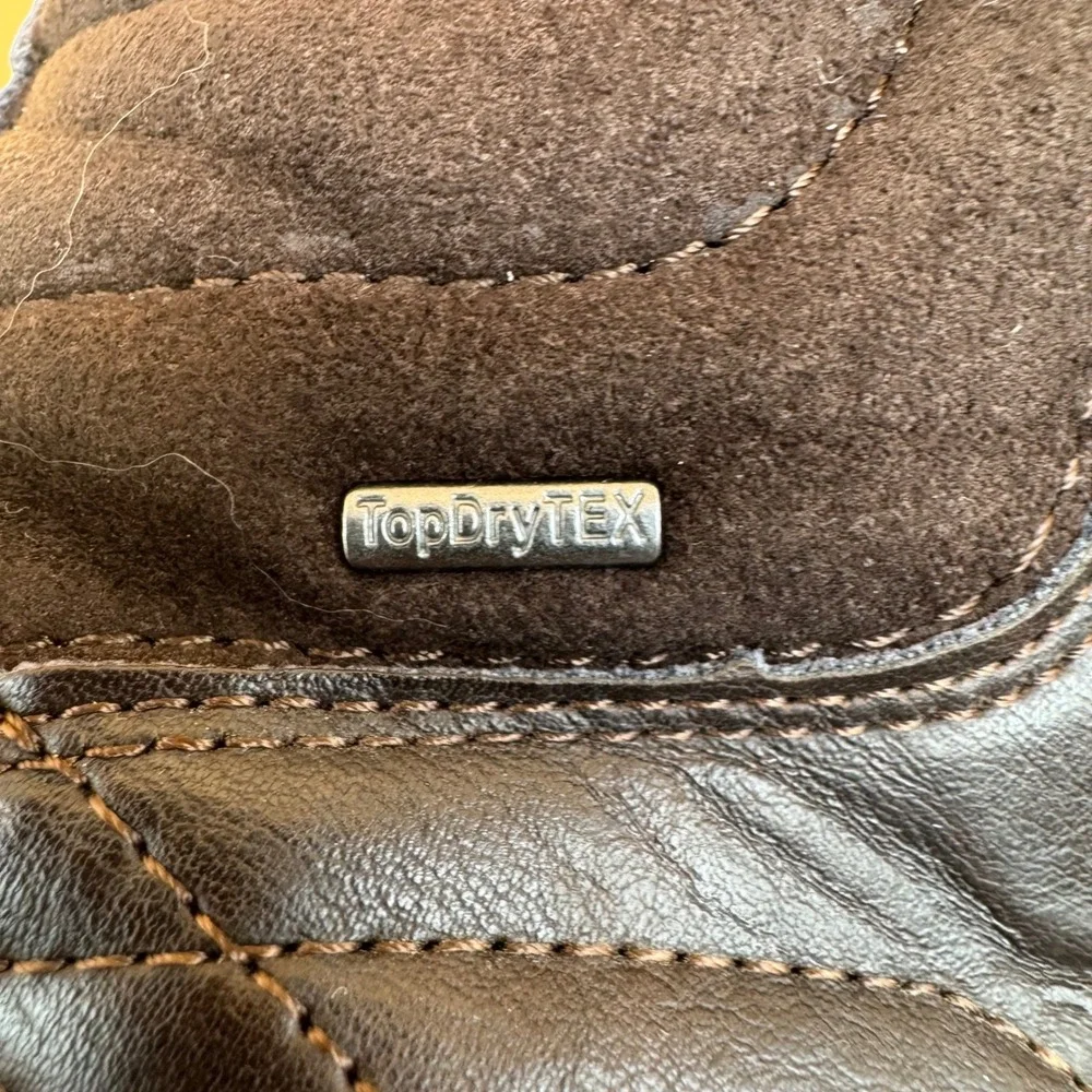 Romika Women Size 37 US 6 Brown Black topDryTex Faux Fur Lined Winter Snow Boots